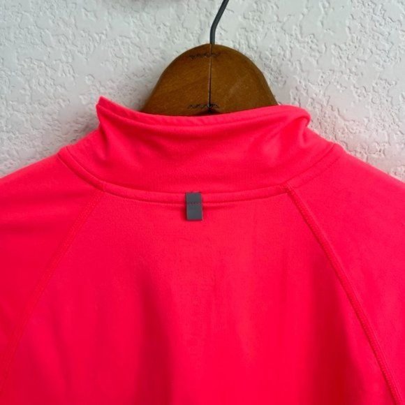 NIKE Element Dri FIT Half Zip Top Neon - Picture 6 of 7